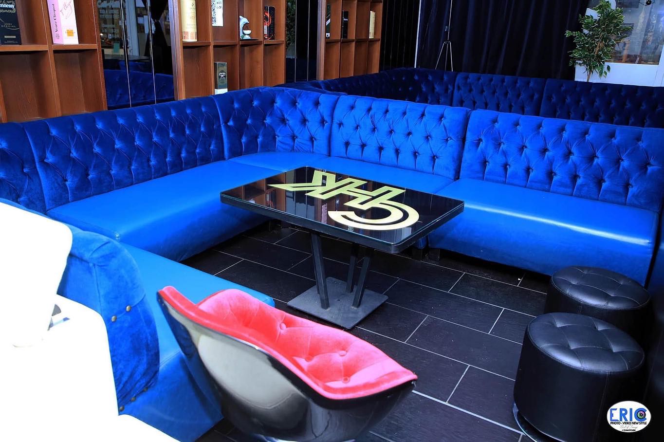 Blue Lounge Seating